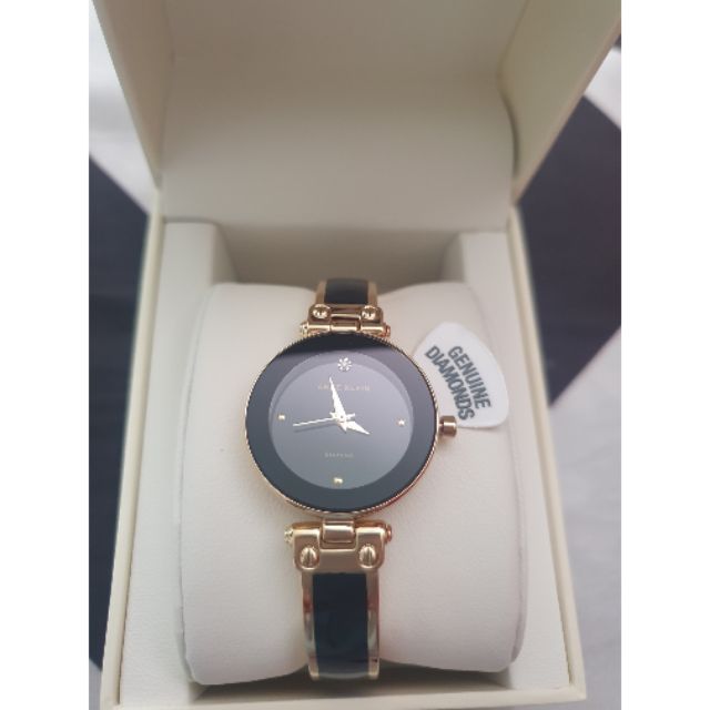 anne klein diamond accent watch