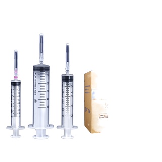 ☇◆Medical Syringe Disposable Sterile 10/20ml 50ml with Needle Human Propeller Small