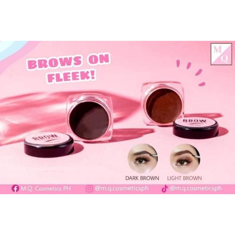 M Q Brow Pomade ON HAND In Light Brown And Dark Brown Shopee