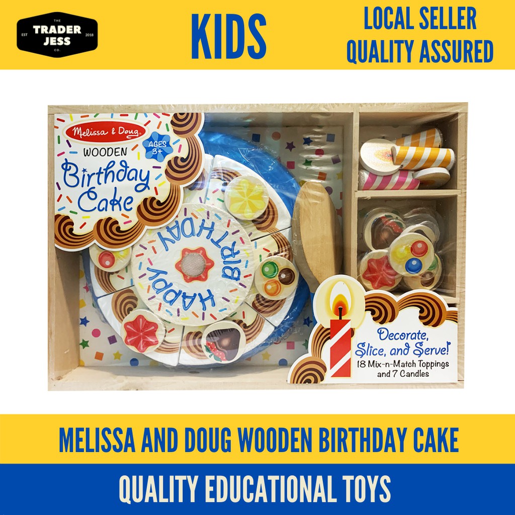 melissa and doug cake toy