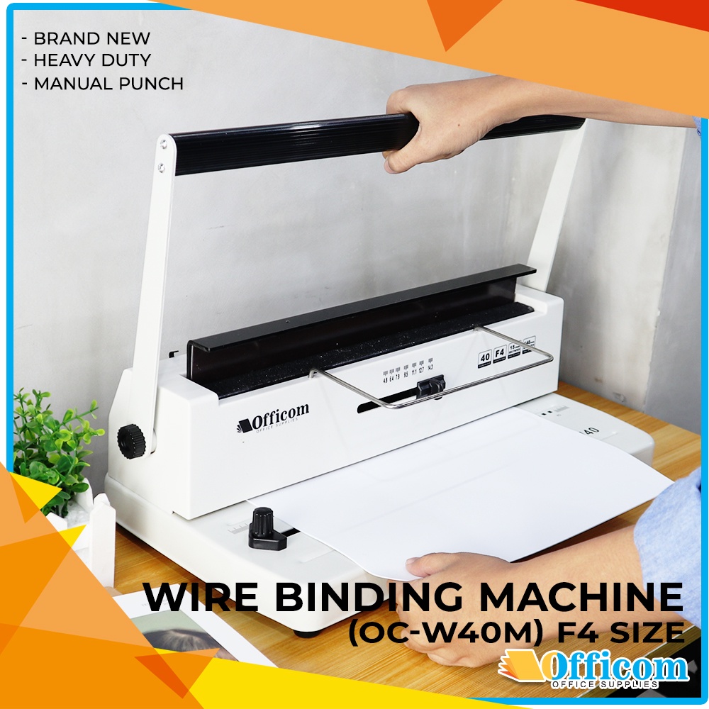 Wire Binding Machine [Legal] F4 Size [40 Holes 140 Sheets