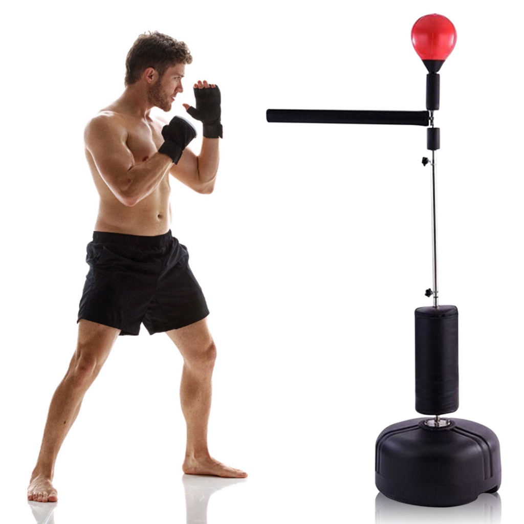 Boxing Speed Response Target Stand Punching Bag With 360 Reflex Bar ...