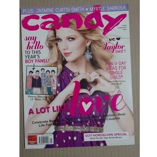 Taylor Swift Jasmine Curtis Smith Myrtle Sarrosa February 2013 Edition Candy Collectible Magazine #3