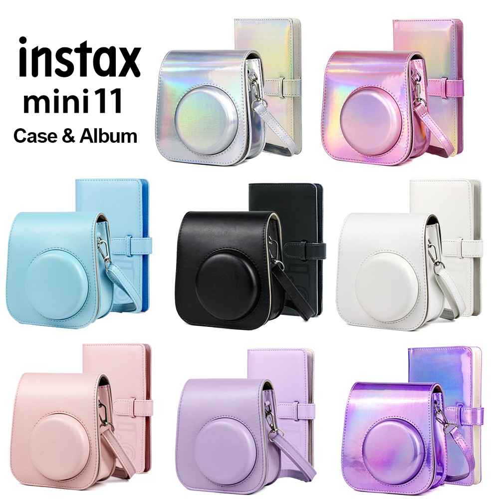 Fujifilm Instax Mini 11 Camera Case Bag Cover + Fashion Photo Film
