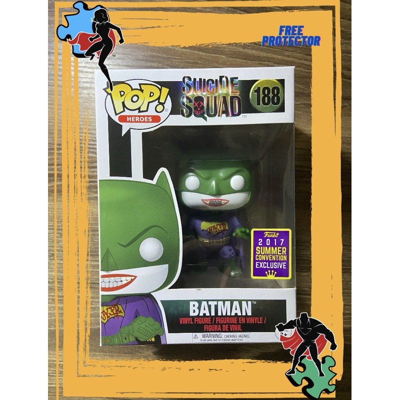 Funko POP! #188 Suicide Squad Joker Batman (2017 SCE Summer Convention  Exclusive) | Shopee Philippines