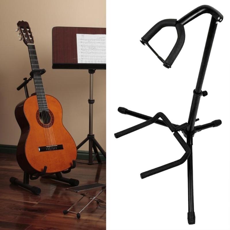 Guitar Stand ，Wearresistant Folk Guitar Floor Stand Holder Lute ，Musical Instrument Bracket