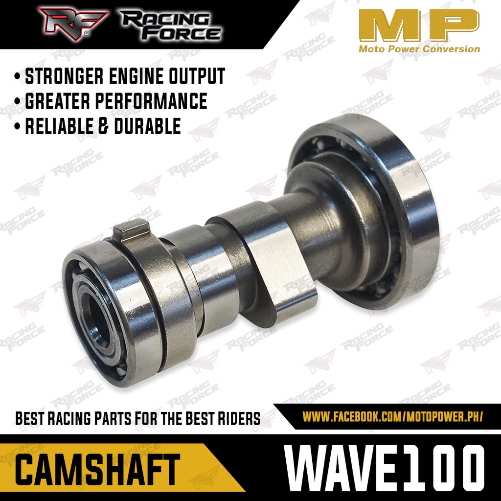 RF MP CAMSHAFT WAVE100/XRM110 R1 (6.5 LIFT) R2 (6.8 LIFT) R3 (7.5 LIFT