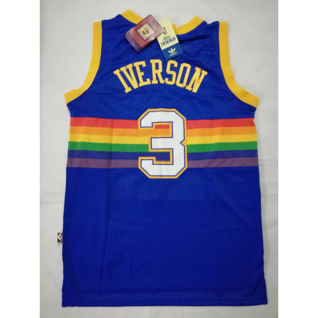 allen iverson jersey nuggets