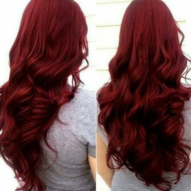 Wine Red Hair Color Hair Color (TOVCH COLOR) | Shopee Philippines