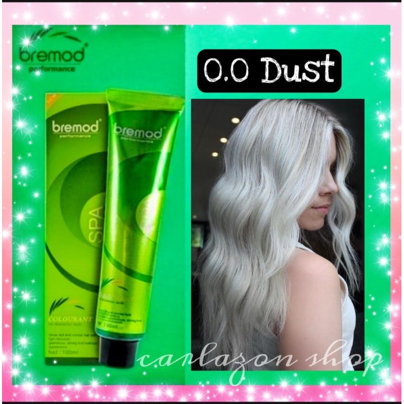 Dust 00 Bremod Hair Color  Dust Hair Color platinum blond white hair  with oxidising | Shopee Philippines