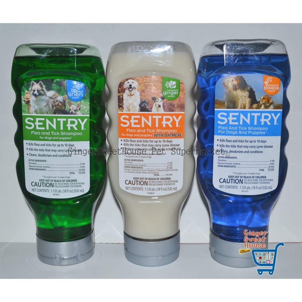 Sentry Flea Tick Shampoo With Oatmeal For Dogs And Puppies Petco