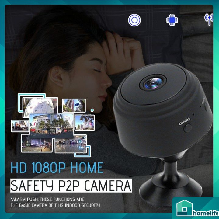 Hidden Camera Spy Camera P Webcam Cctv Camera Wifi Connect To Cellphone Surveillance Camera