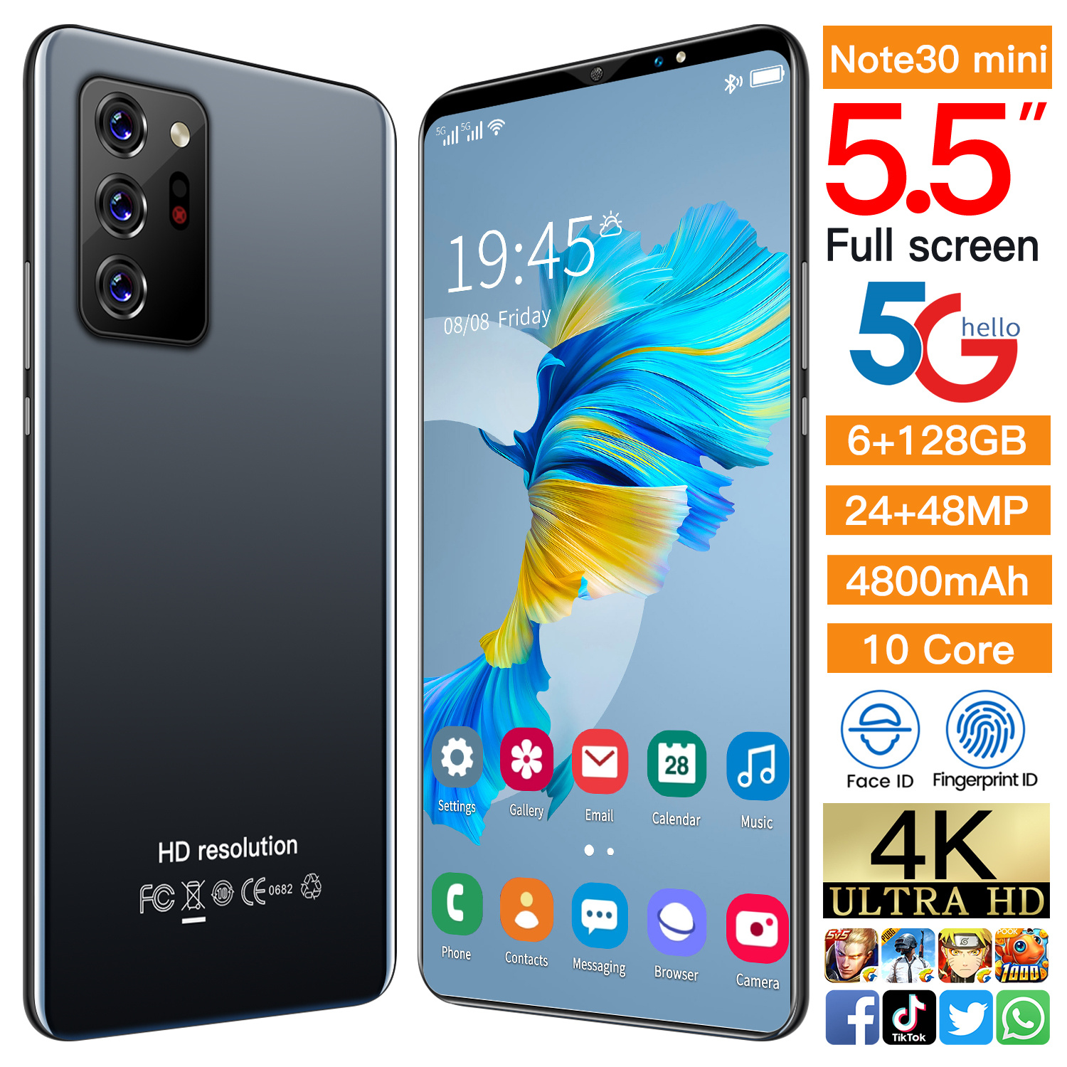 Смартфон note 30 12