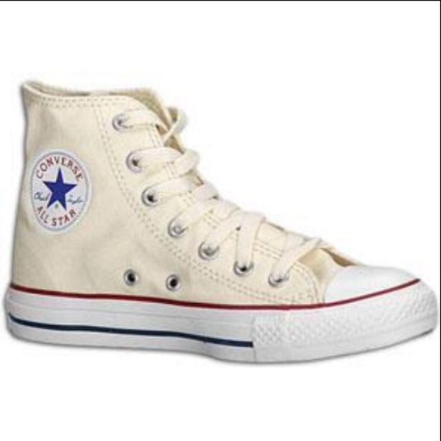 converse high cut cream