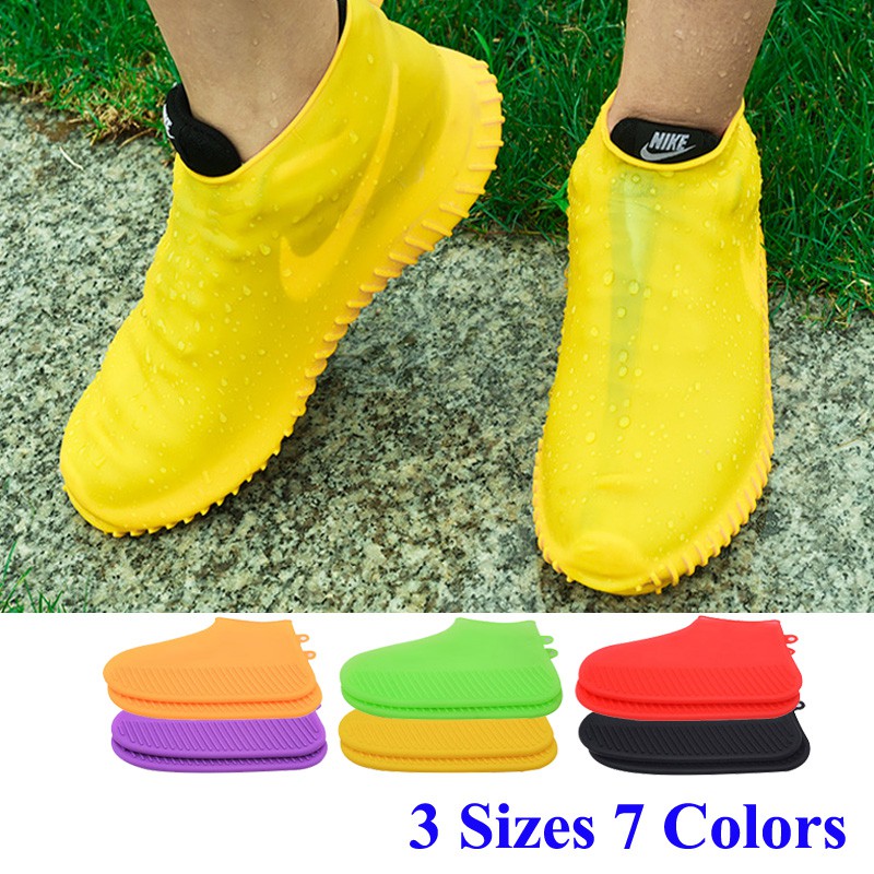 aksun Waterproof / Rain Reusable Shoe Cover Protector 1 Pair Shopee