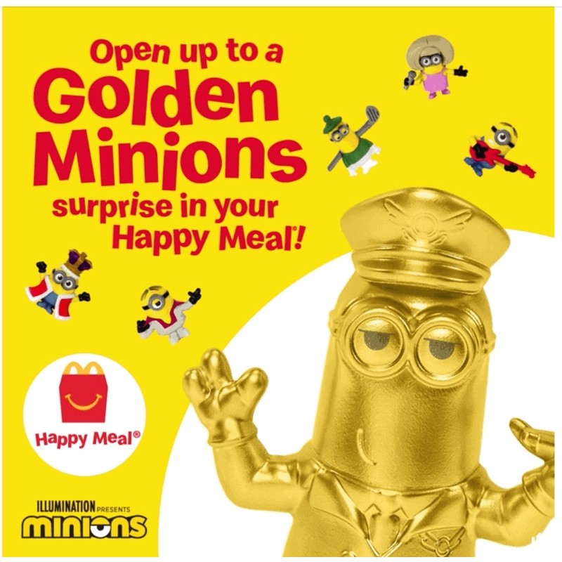 New Minions The Rise Of Gru Mcdo Happy Meal Toys Wave 2 Minions Mcdonalds Toys 300