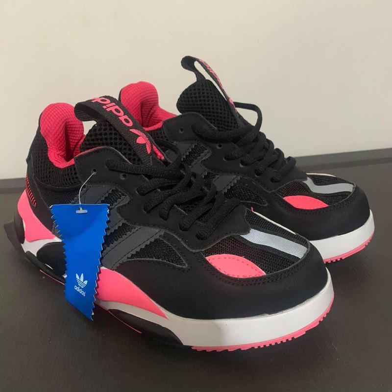 adidas pink black