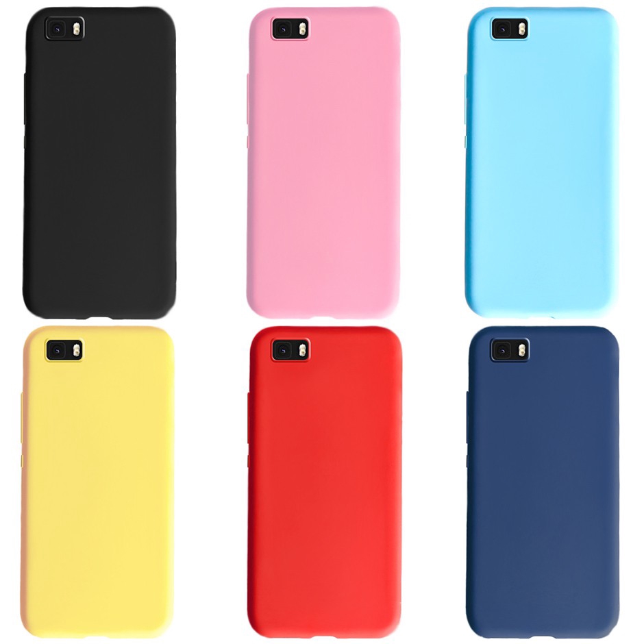 Wie kans medeklinker Huawei P8 Lite ALE-L21 Plain Color Silicone Case Huawei P8Lite 2015 Back Cover  Soft TPU Phone Case | Shopee Philippines