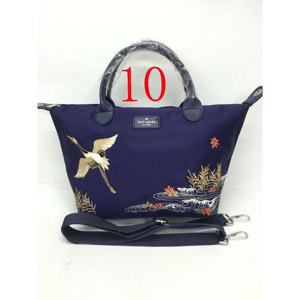COD Kate Spade Bag Sling Bag embroidery bird | Shopee Philippines