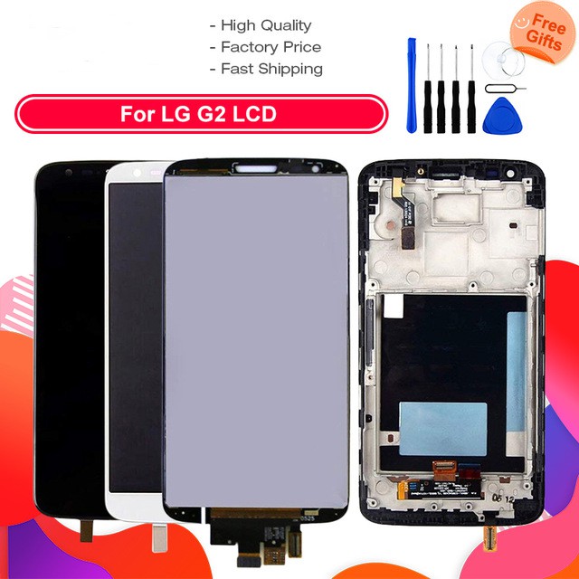 For LG G2 D800 D801 D802 D805 VS980 LS980 LCD Display with Touch Screen  Assembly+Frame Replacement | Shopee Philippines