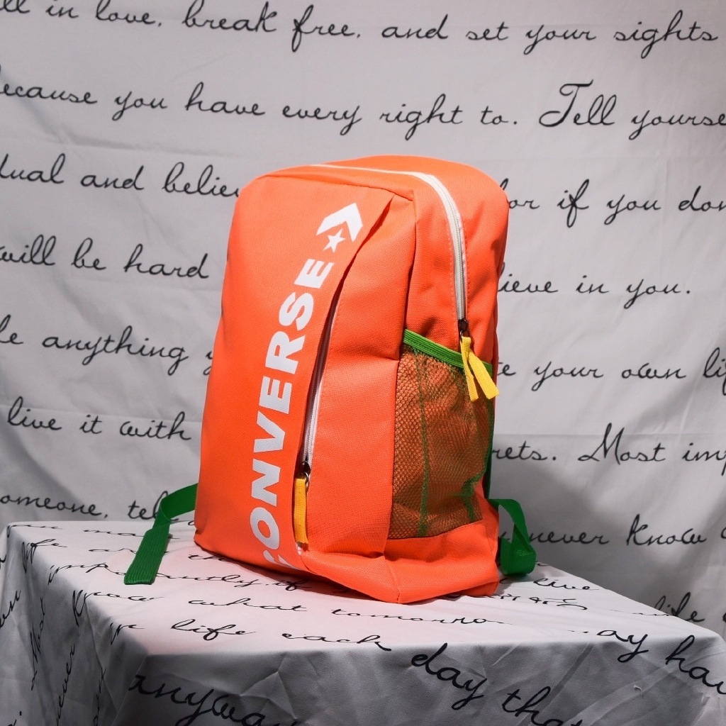orange sports bag