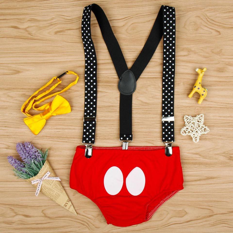 mickey mouse cake smash outfit