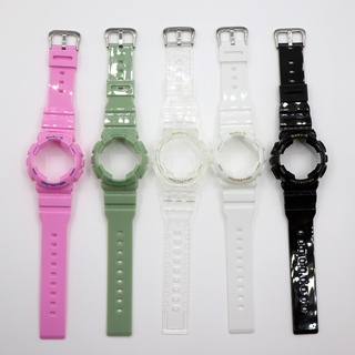 Band for Casio G-shock BABY-G BA-111 BA-110 BA-112 series Women's Strap Watchband with Bezel Frame LOGO Belt Wristband Case with tools Watch Accessories #7
