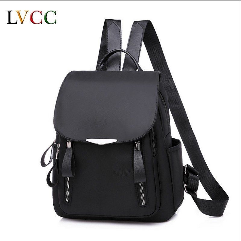 korean backpack black