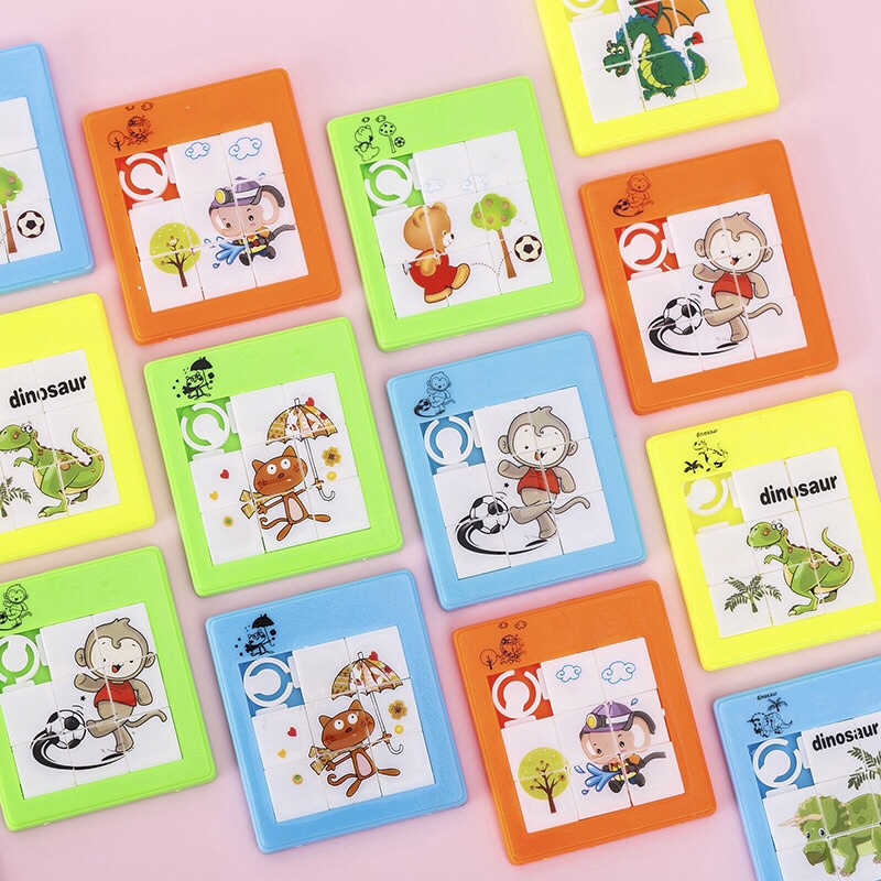 Spot in seconds 42Pcs Sliding Puzzle Cartoons Designs Shopee Philippines