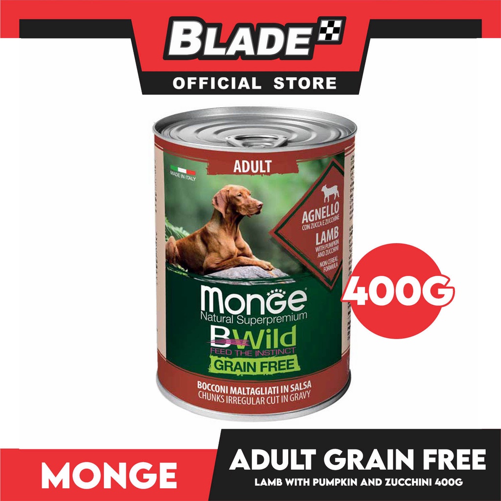 Monge Natural Superpremium BWild Feed The Instinct, Grain Free Wet Dog ...