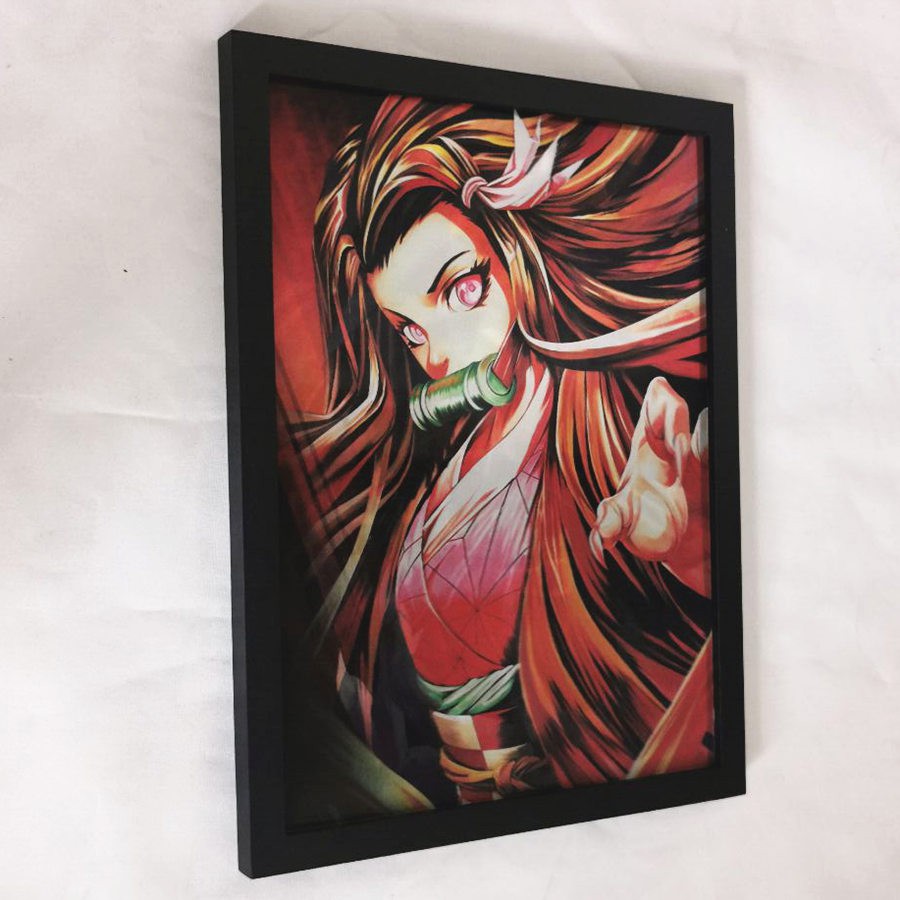 Demon Slayer 3D Anime Poster Tanjiro/Nezuko/Muzan (3D Picture Wall Decor, 3D  Print Digital Painting) | Shopee Philippines