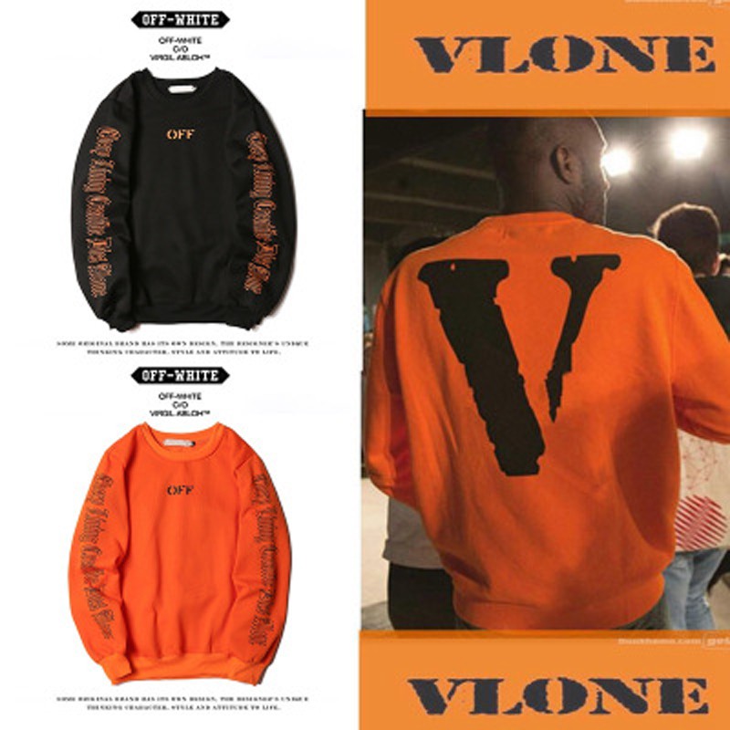 off white x vlone sweater