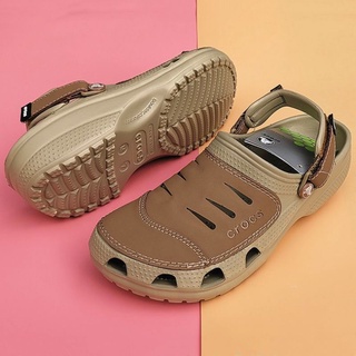 Crocs Leather Yukon Vista Clog Sandals lightweight
