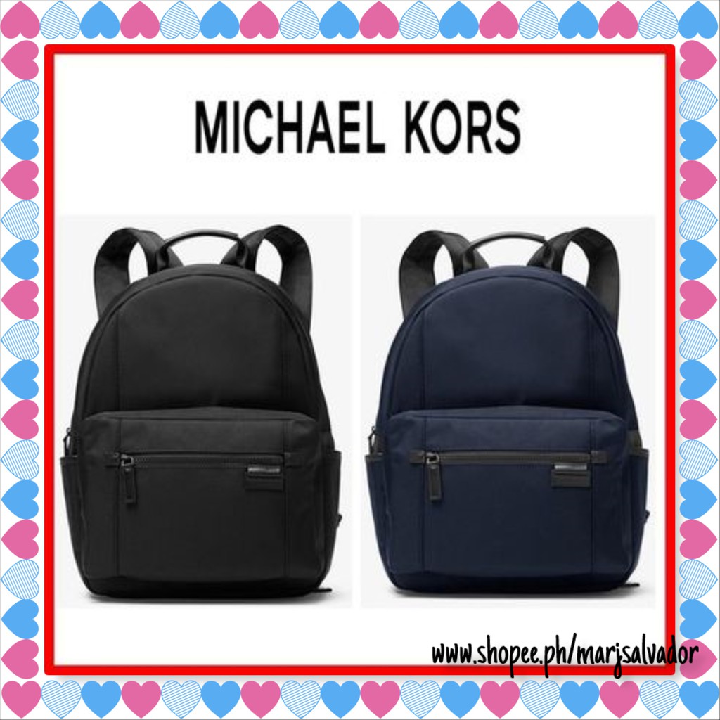 michael kors mens travis nylon backpack