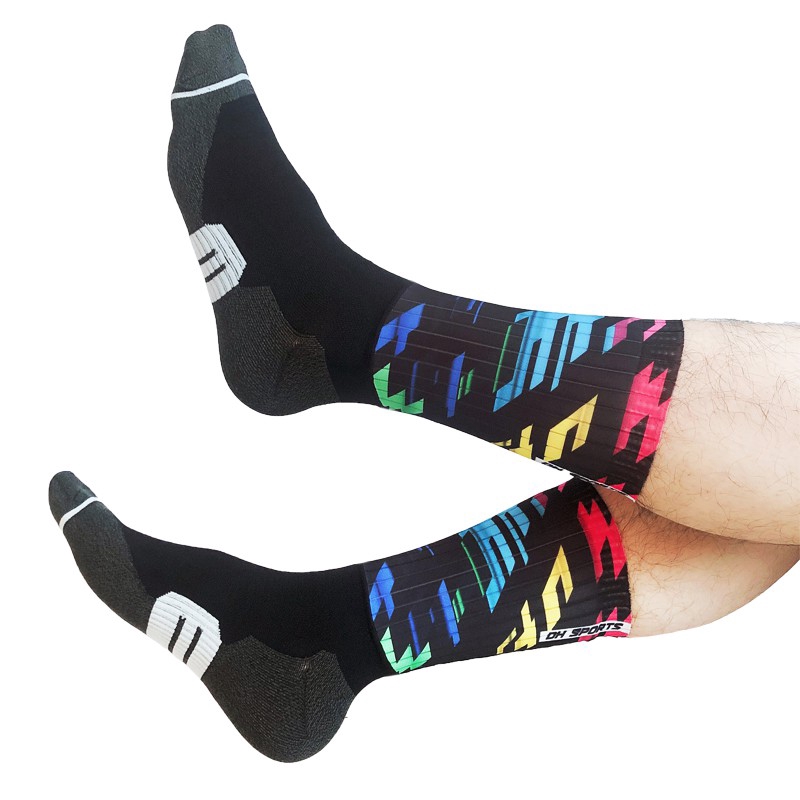 Details about  / Cycling Socks Sports Footwear Mens Anti-slip Silicone Outdoor Racing Compression