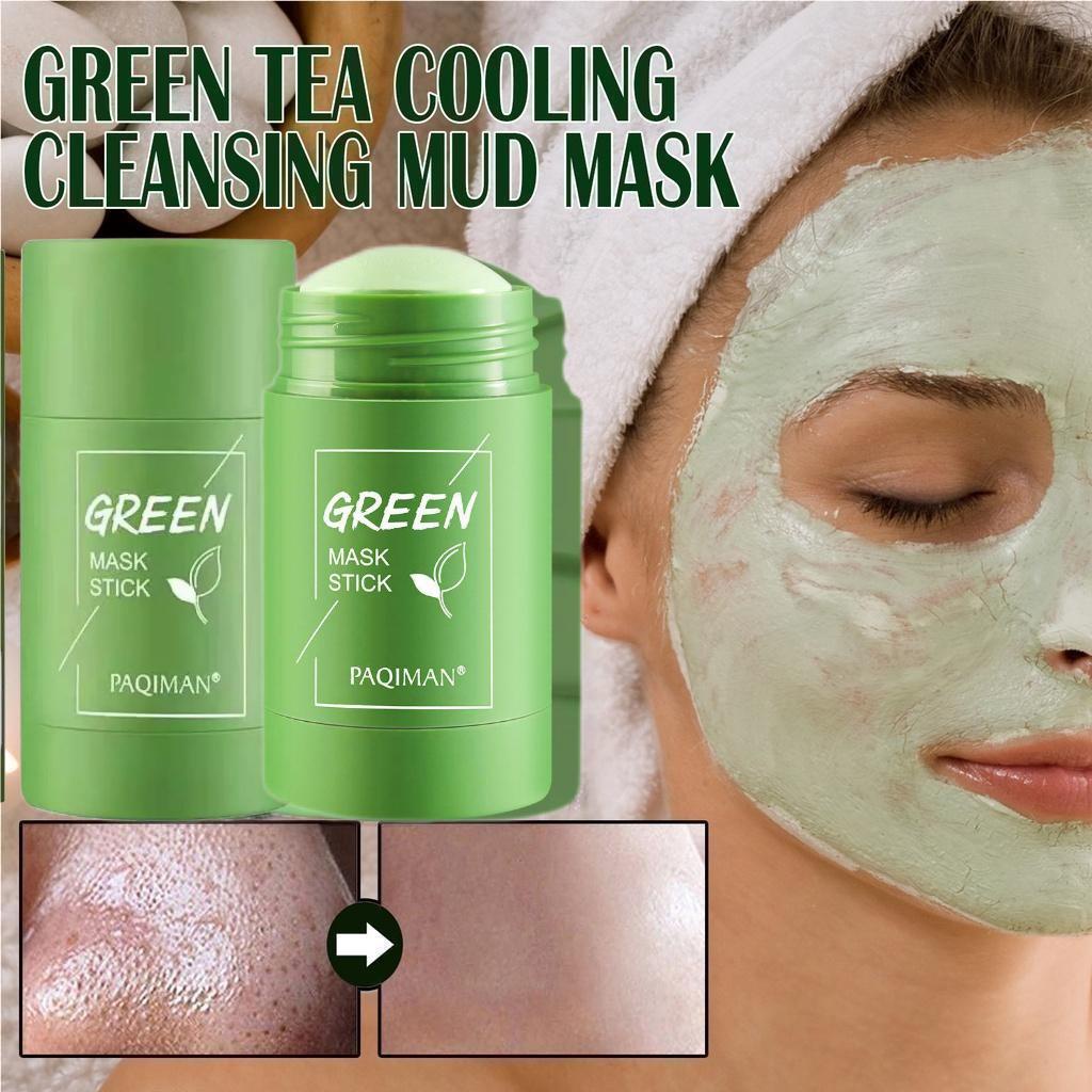 Green Tea Mud Mask Blackhead Removal Deep Clean Pore Shrinkage Oil ...