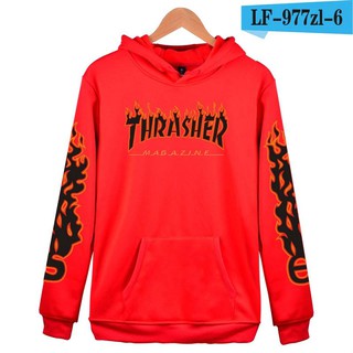 Alimoo Thrasher Men & Women Cotton Hoodie Lovers Unisex Sweatshirt Oversize XXS 4XL 1900D #6