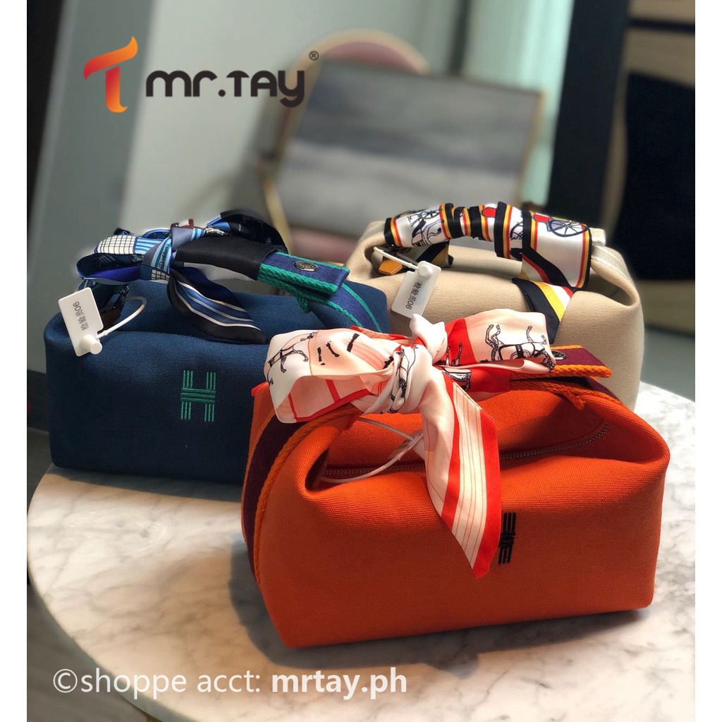 Hermes Lunch box pack trousse birdeabrace 21cm 25cm Shopee Philippines