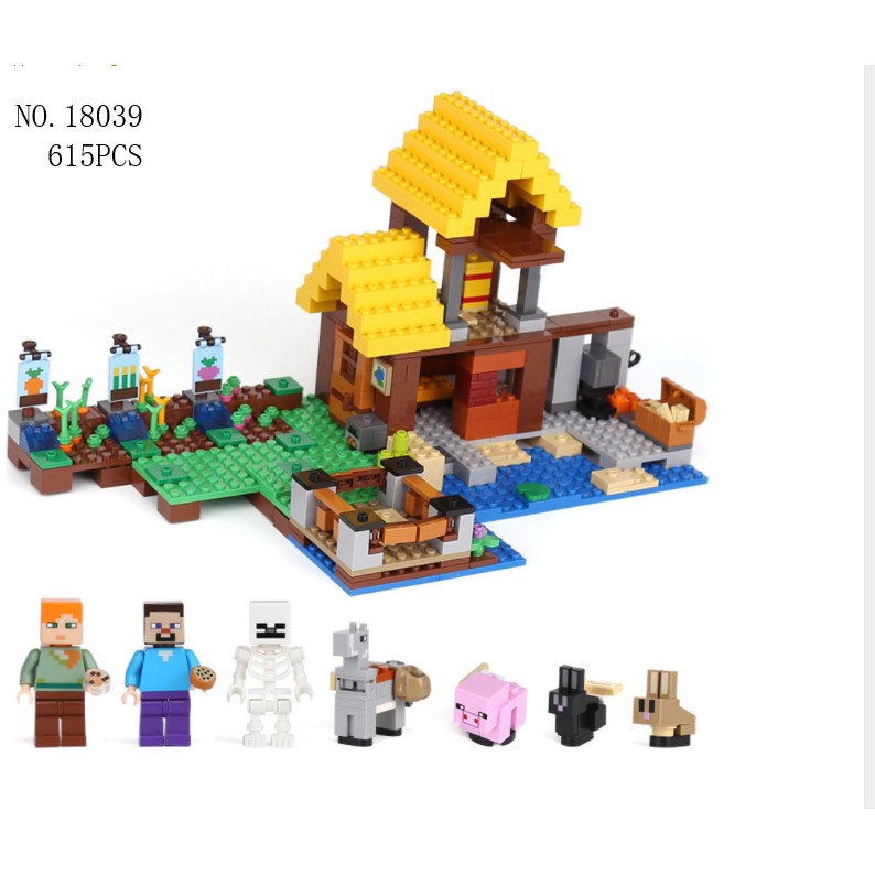 minecraft lego the farm cottage