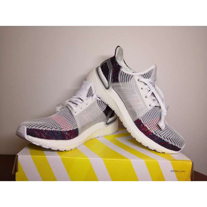 ultra boost white and rainbow