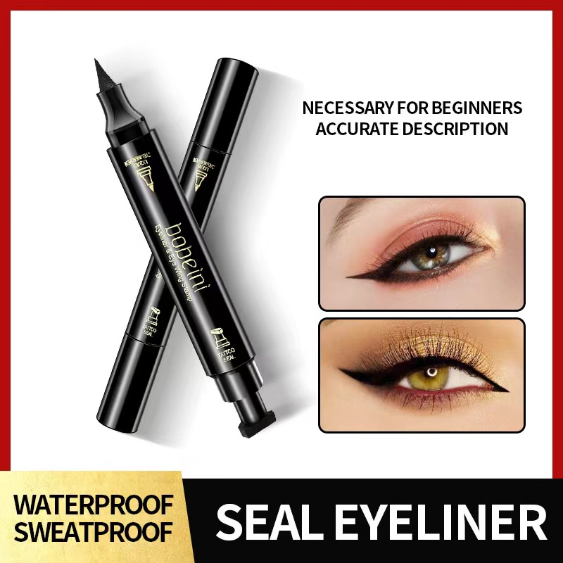 2 In 1 Eyeliner Sealed Eyeliner Double Head Waterproof Eyeliner Cat Eye ...