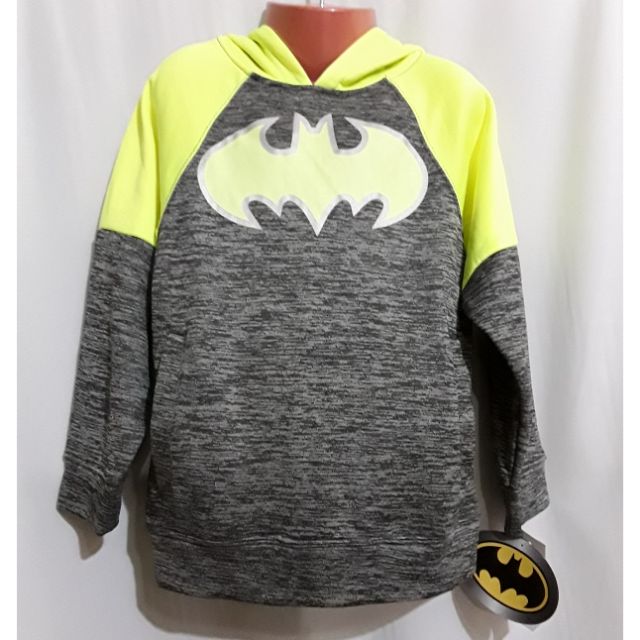 neon yellow batman hoodie