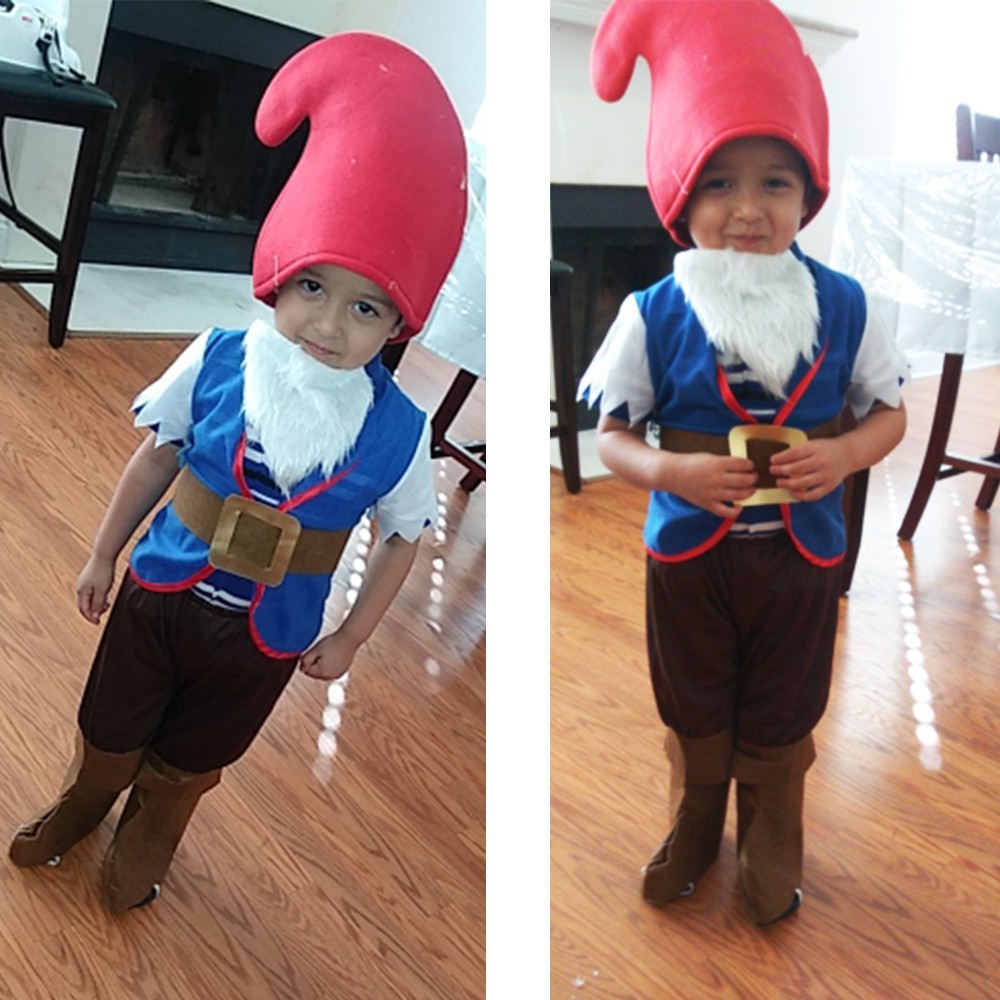 Details about / Elf Toddler Halloween Costume Boys Dwarf Cosplay Children Carnival Christmas