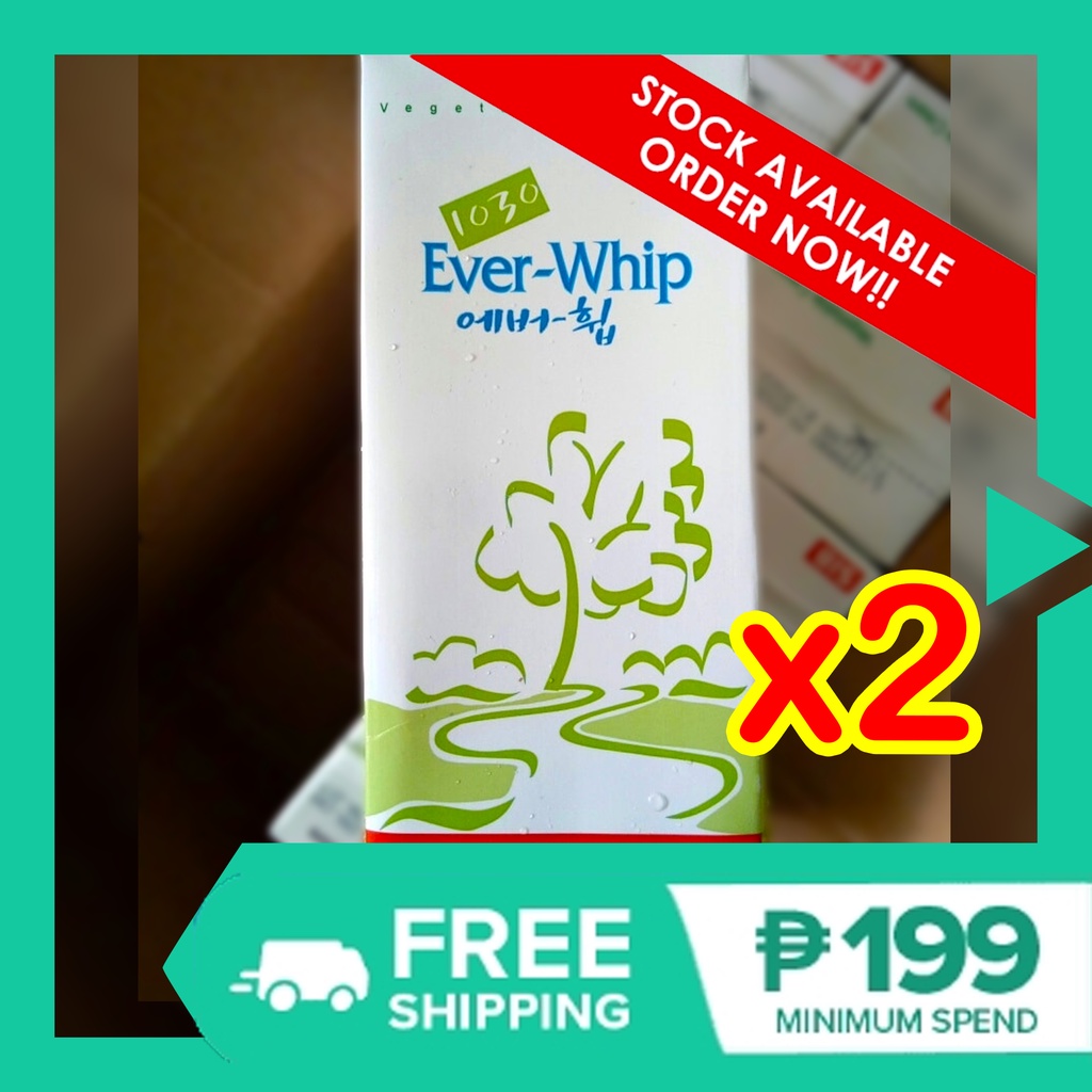 2 packs EVERWHIP WHIPPED CREAM FOR ICING Whippit Whipping Cream Powder Ever whip Whipping Cream