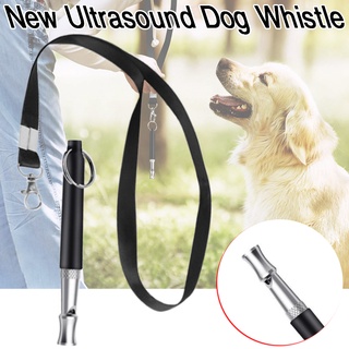New Ultrasound Dog Whistle Pet Training Singing Dog Whistle Clicker Training Combination Stops