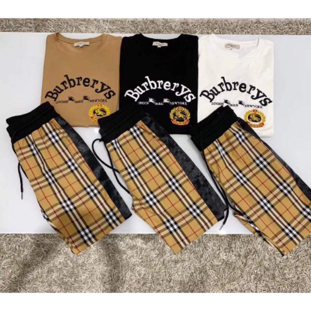 Burberry Set Pants and Shirt | Shopee Philippines