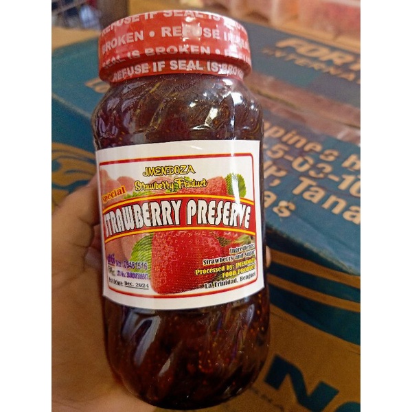 Baguio Strawberry Jam/Preserve Shopee Philippines
