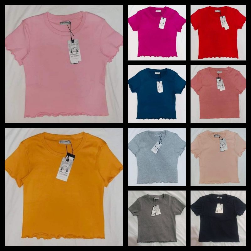 Pull&Bear Branded Mallpullout Ladies Croptop/Blouse (s, m, l, xl ...