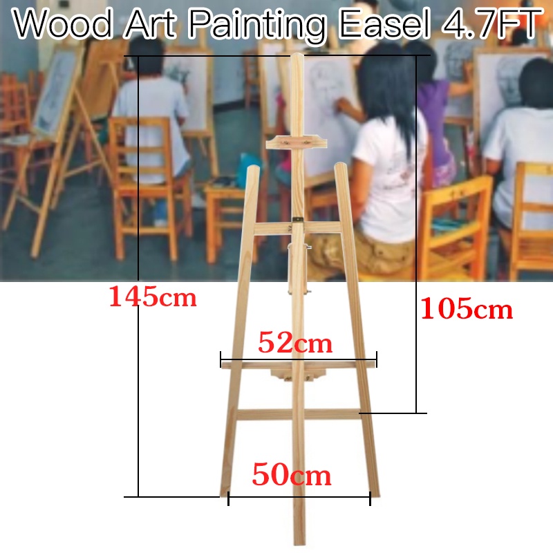 Wood Art Painting Easel Wooden Smooth Sketch Artist Easels For Drawing Board painting display