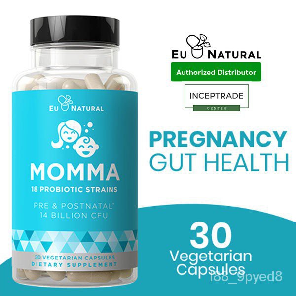 insEu Natural MOMMA Prenatal Probiotics Mom & Baby (30 Vegetarian